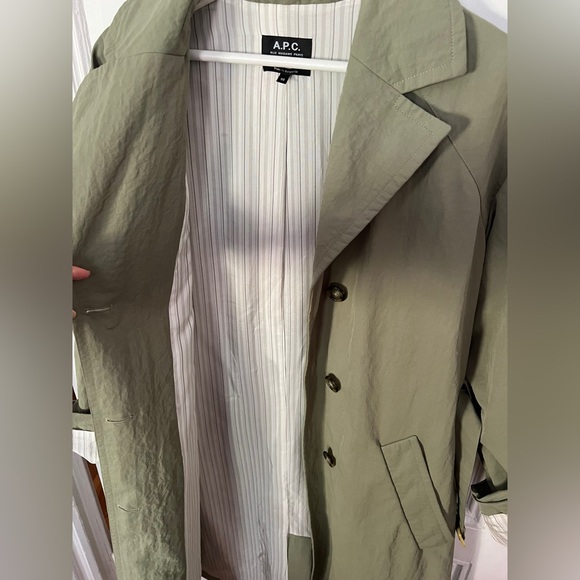 A.P.C. Water Repellent Trench Coat - Picture 4 of 10